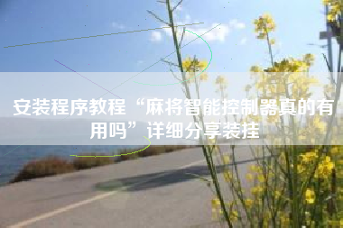 安装程序教程“麻将智能控制器真的有用吗”详细分享装挂