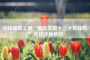 开挂辅助工具“闽乐茶楼十三水有挂吗?	”开挂详细教程