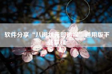 软件分享“八闽状元郎透视	”通用版下载教程