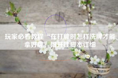 玩家必看教程“在打牌时怎样洗牌才能拿好牌	”附开挂脚本详细