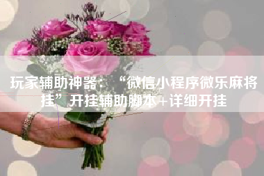 玩家辅助神器：“微信小程序微乐麻将挂”开挂辅助脚本+详细开挂