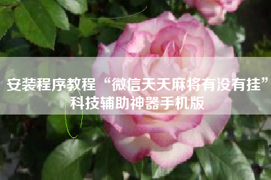 安装程序教程“微信天天麻将有没有挂”科技辅助神器手机版